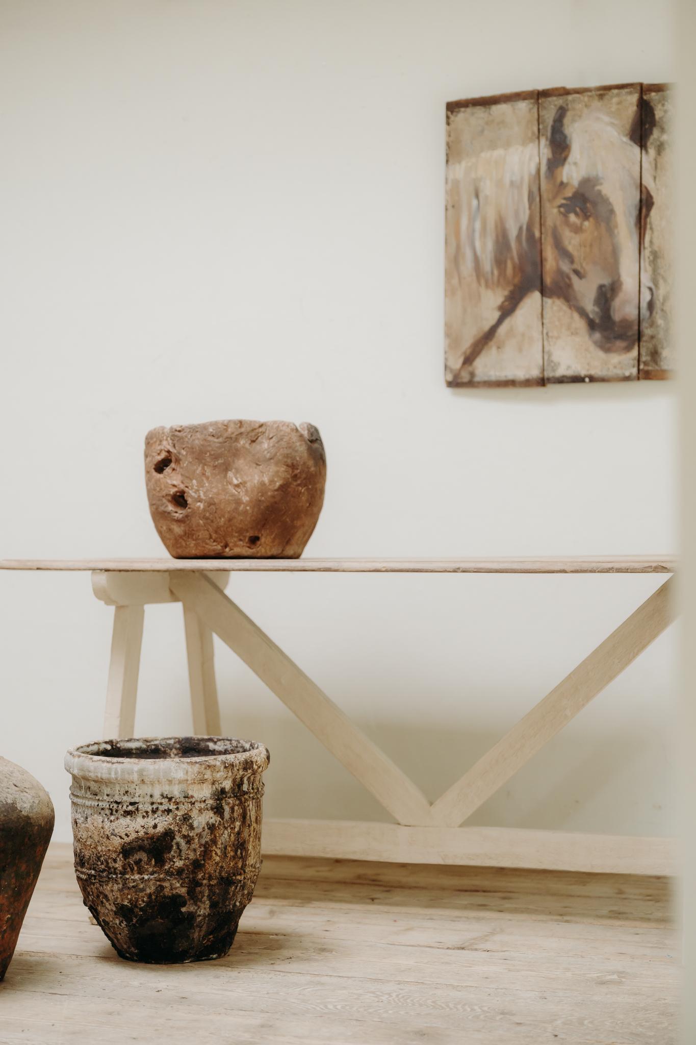 19th century  wooden root bowl For Sale 7