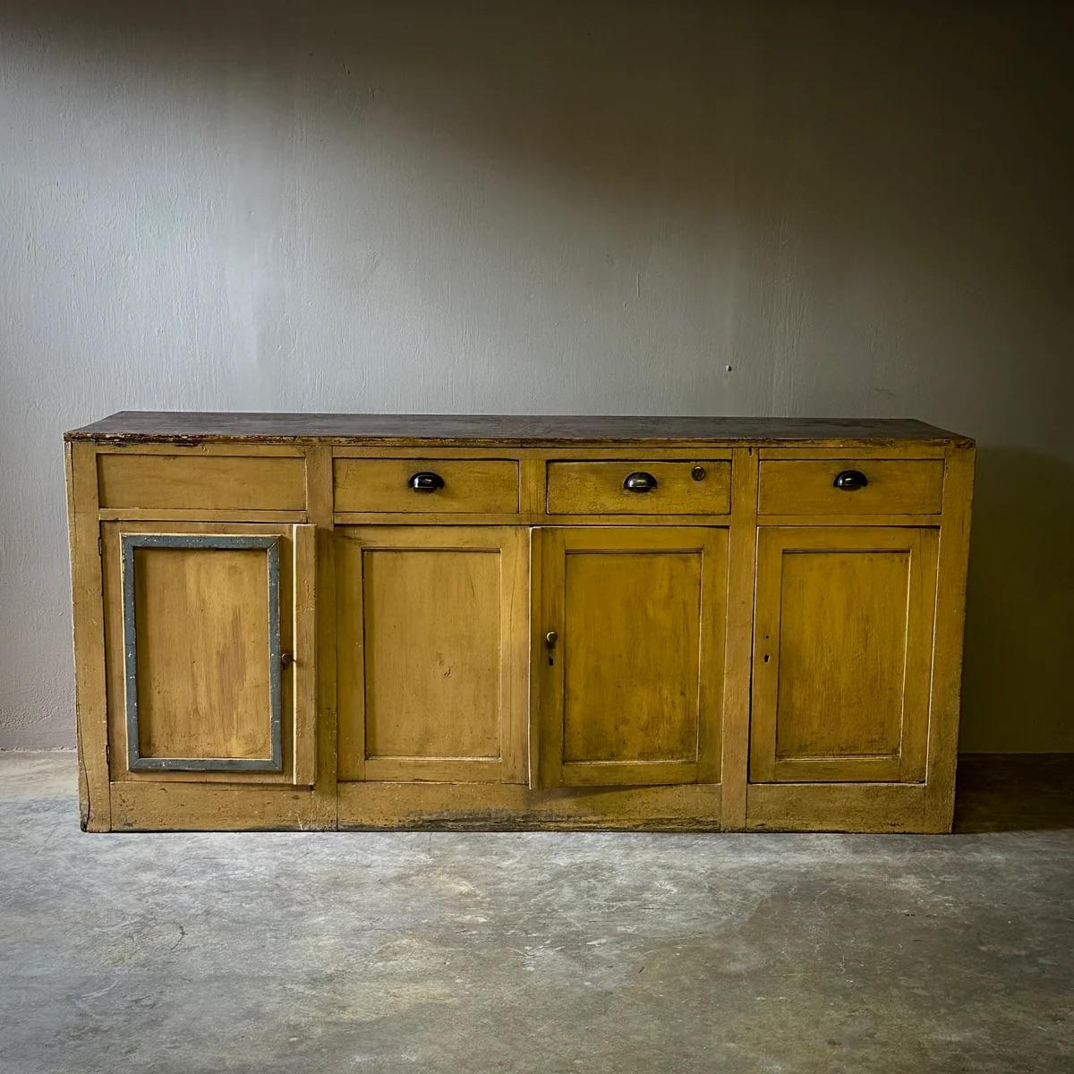 bancone negozio legno