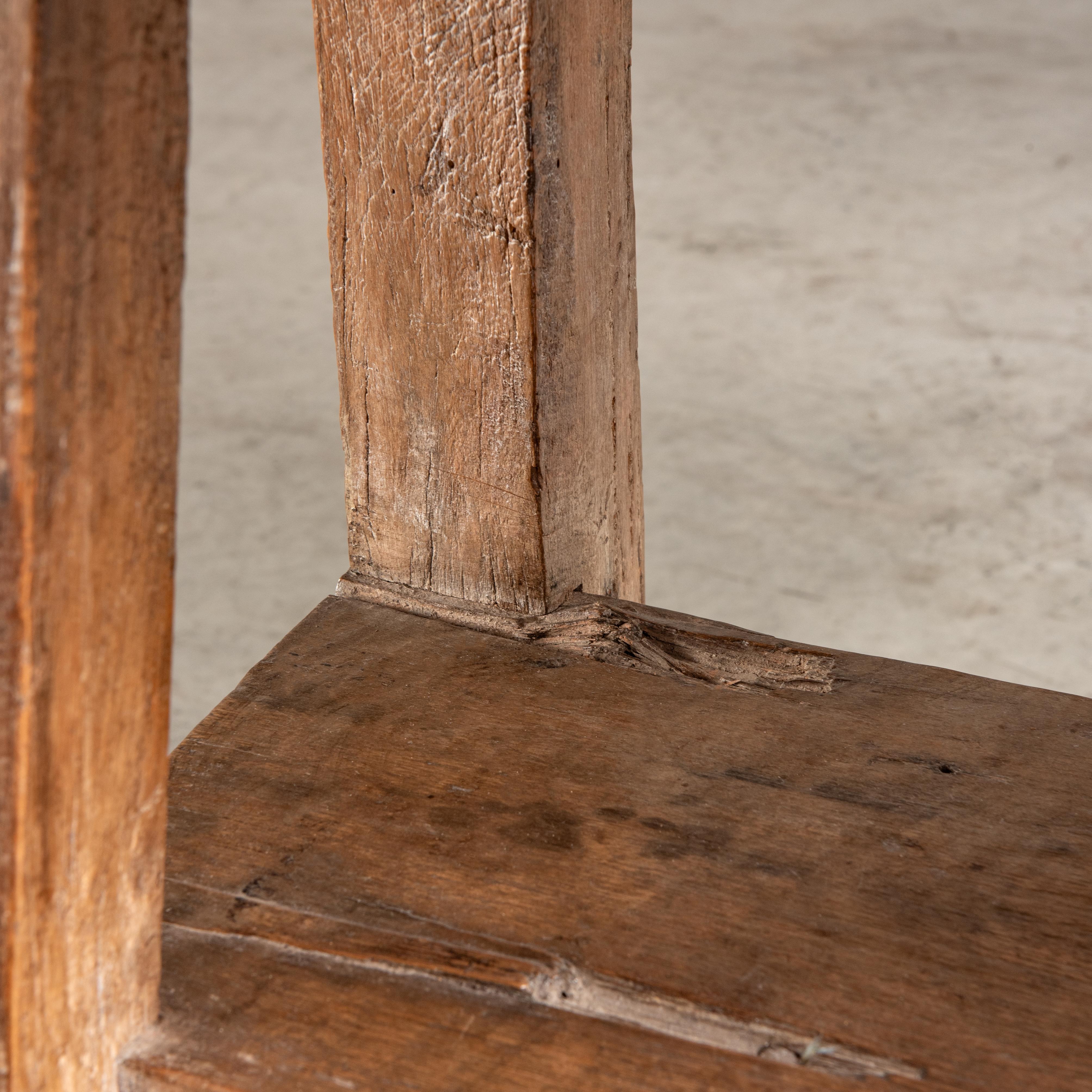 19th Century Wooden Side Table, Brazilian Vernacular Design  For Sale 2