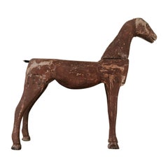 19th Century Wooden Toy Horse