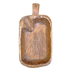 Antique 19th Century Wooden Vessel with Handle