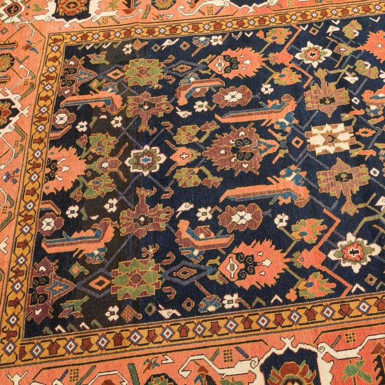 Hand-Knotted 19th Century Wool Caucasian Rug Erivan Design, circa 1890. 2.05 x 1.34 m For Sale