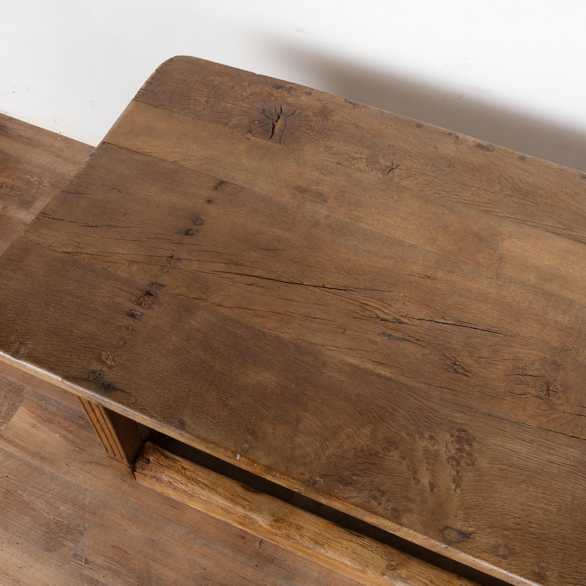 Console de table de travail du Danemark du 19e siècle État moyen - En vente à Round Top, TX