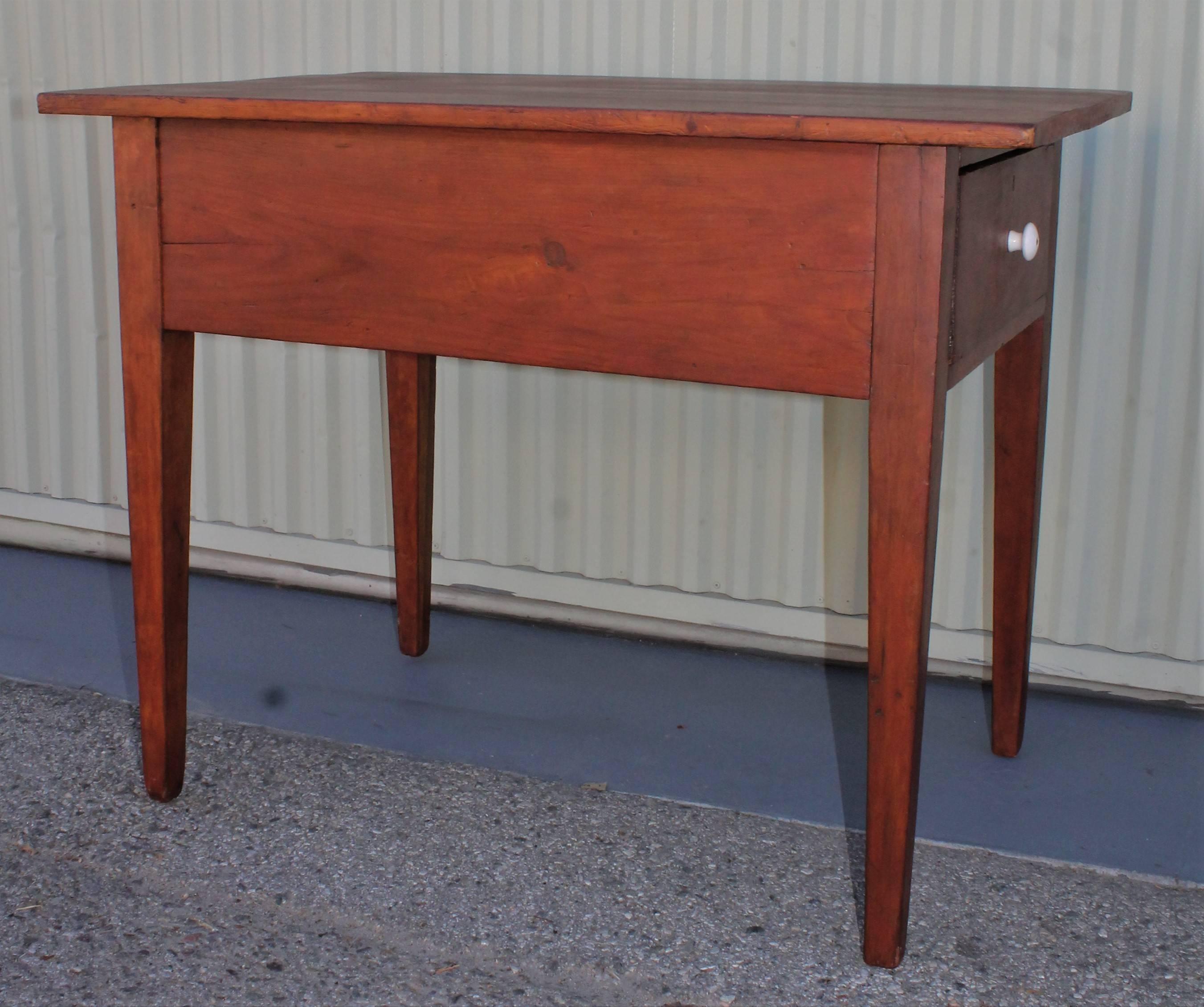Other 19th Century Work Table with Original Red Painted Wash