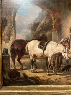 19th Century Wouter Verschuur original oil painting