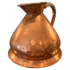 Vintage 19th Century WR Loftus London English Tavern Two Gallon Copper Measure