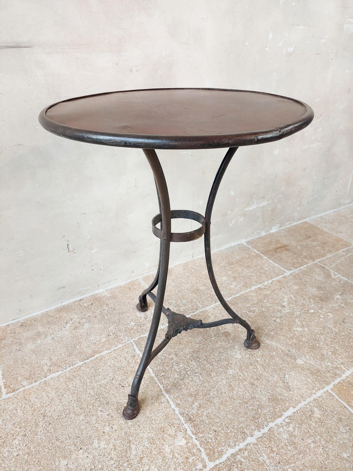 19th Century Wrough and Cast Iron Table from Arras 6