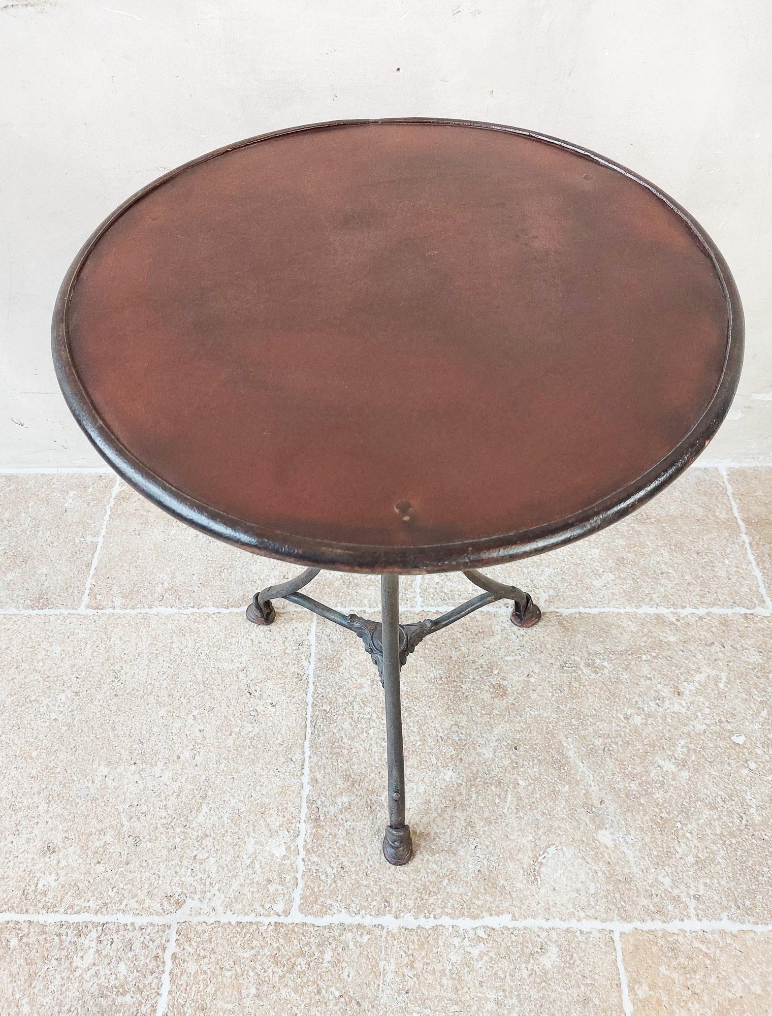 19th Century Wrough and Cast Iron Table from Arras 12