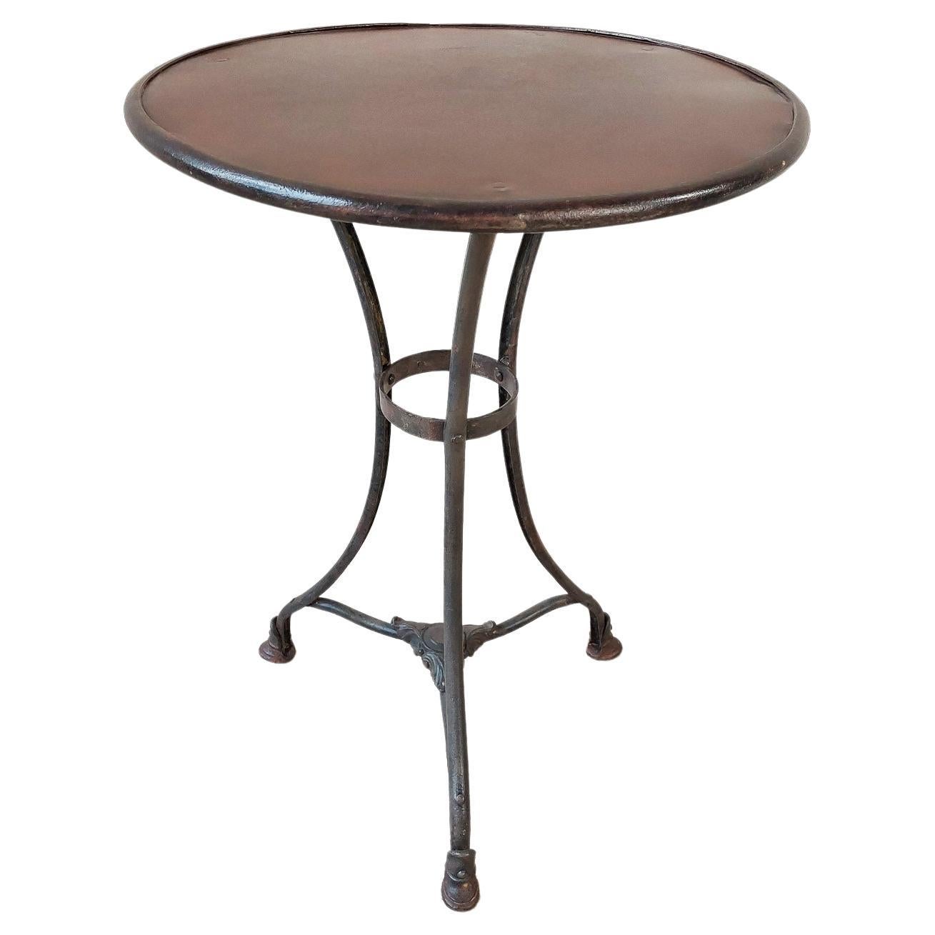 19th Century Wrough and Cast Iron Table from Arras