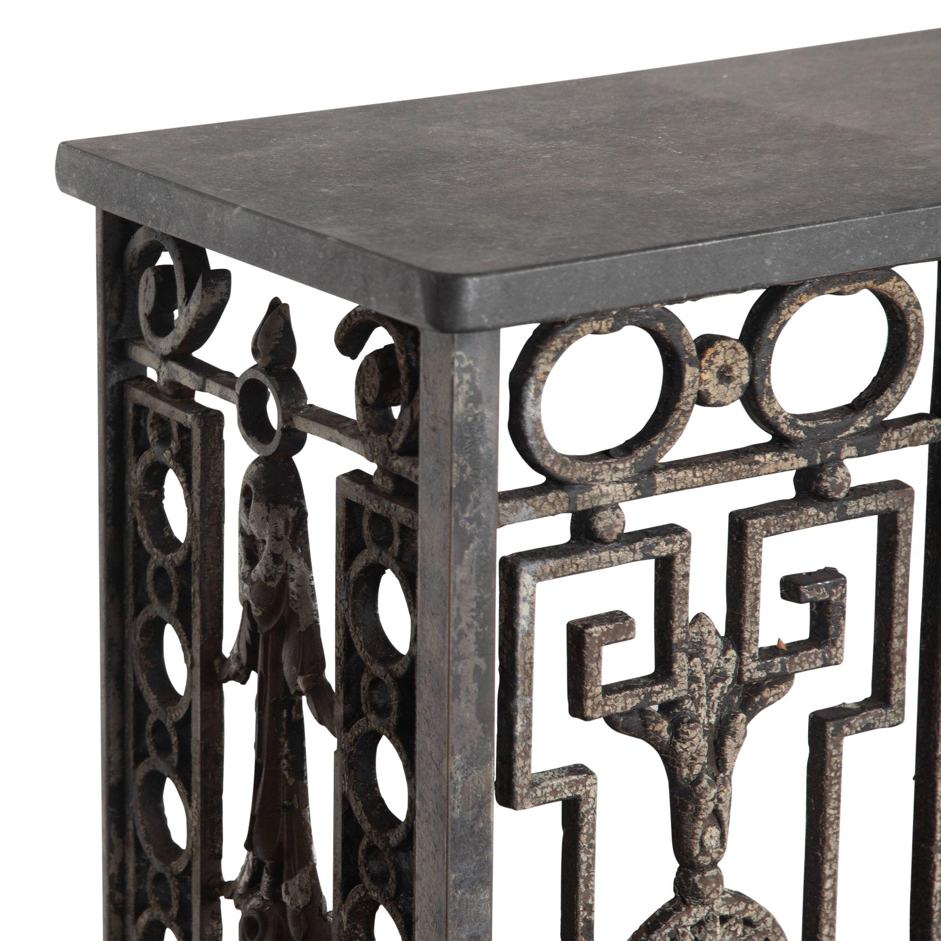 Belgian 19th Century Wrought Iron Balcony Console