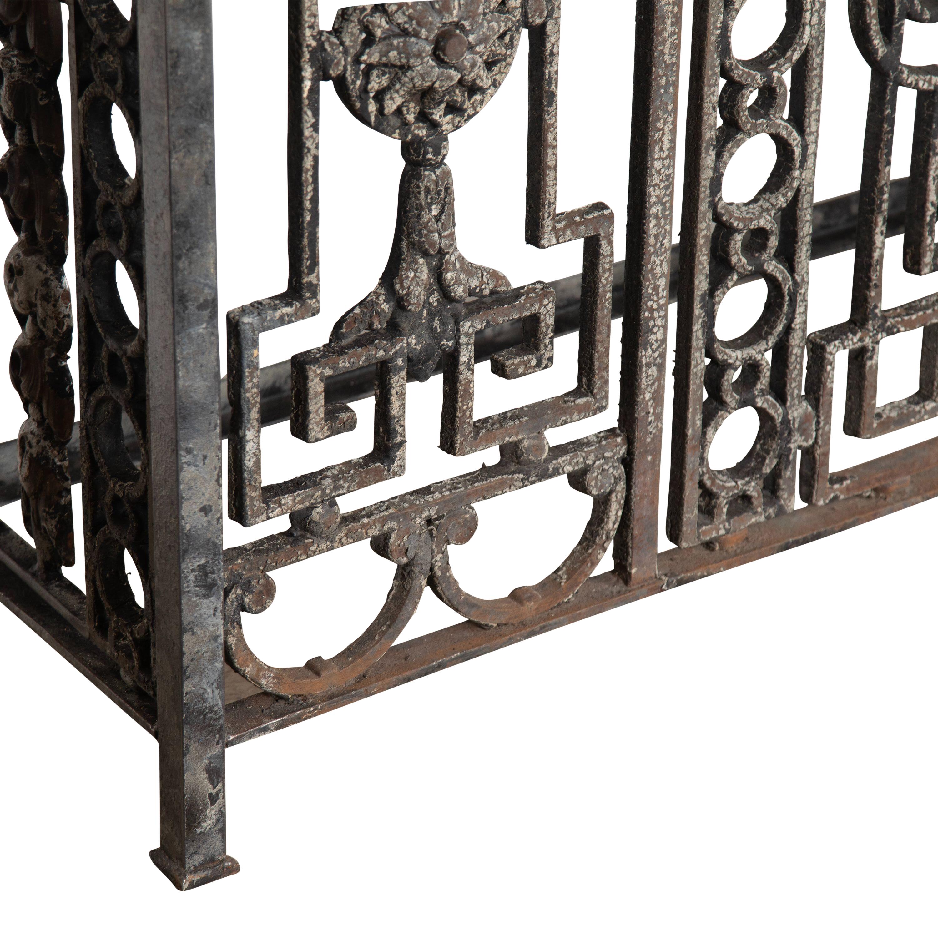 19th Century Wrought Iron Balcony Console For Sale 2