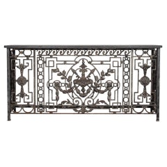 19th Century Wrought Iron Balcony Console