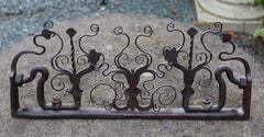 19th Century Wrought Iron Fence Fragment