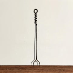 19th Century Wrought Iron Fire Poker