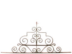 19th Century Wrought Iron Overthrow