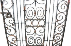 19th Century Wrought Iron Pedestrian Gate