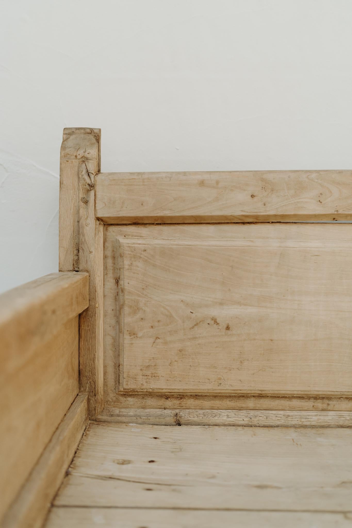 Banc xl du 19e siècle en chêne/érable en vente 5