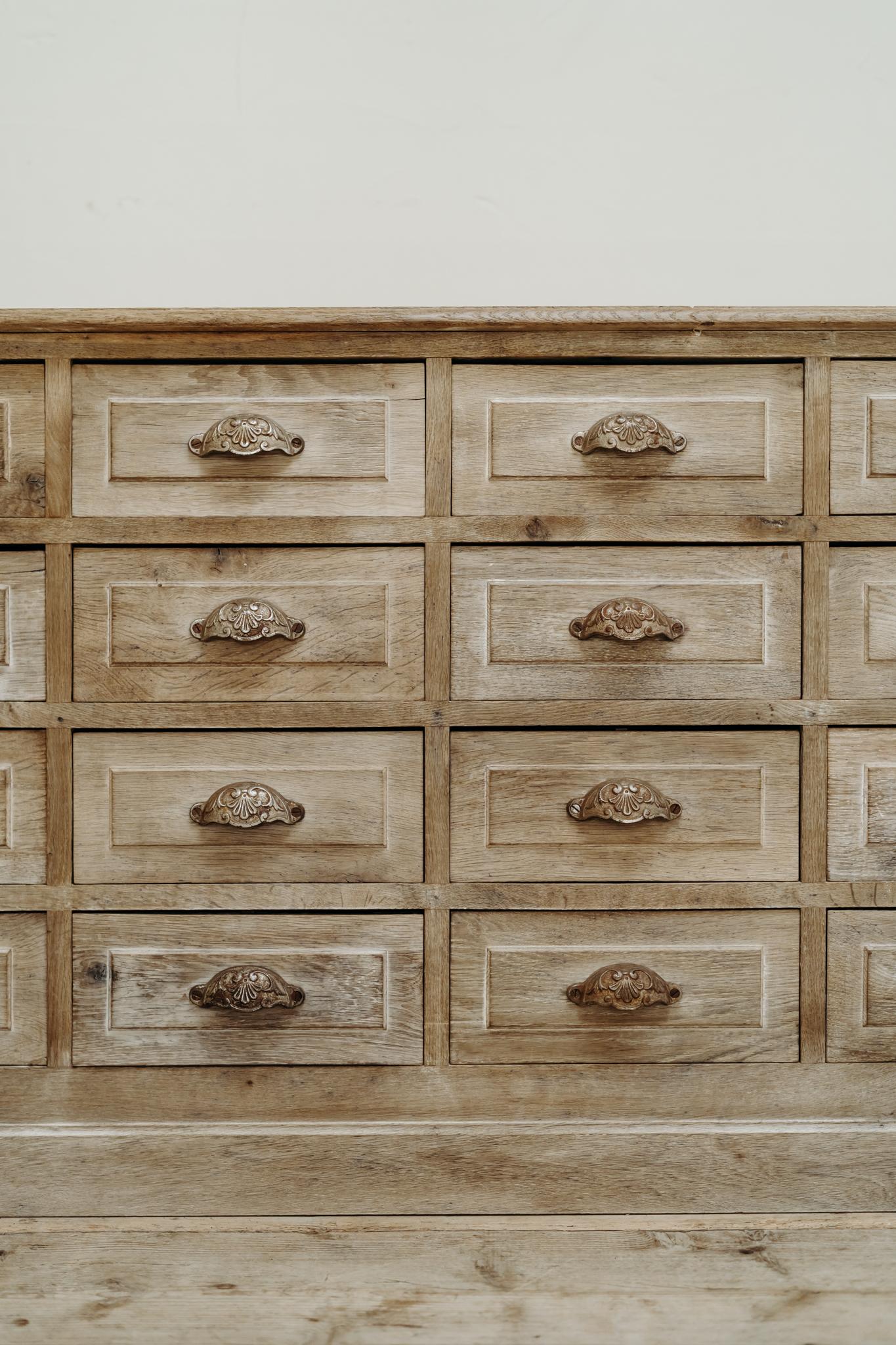 Banco francese in legno di quercia del XIX secolo 2
