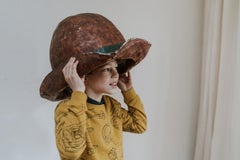 19th Century Extra Large Papier Mâché Hat