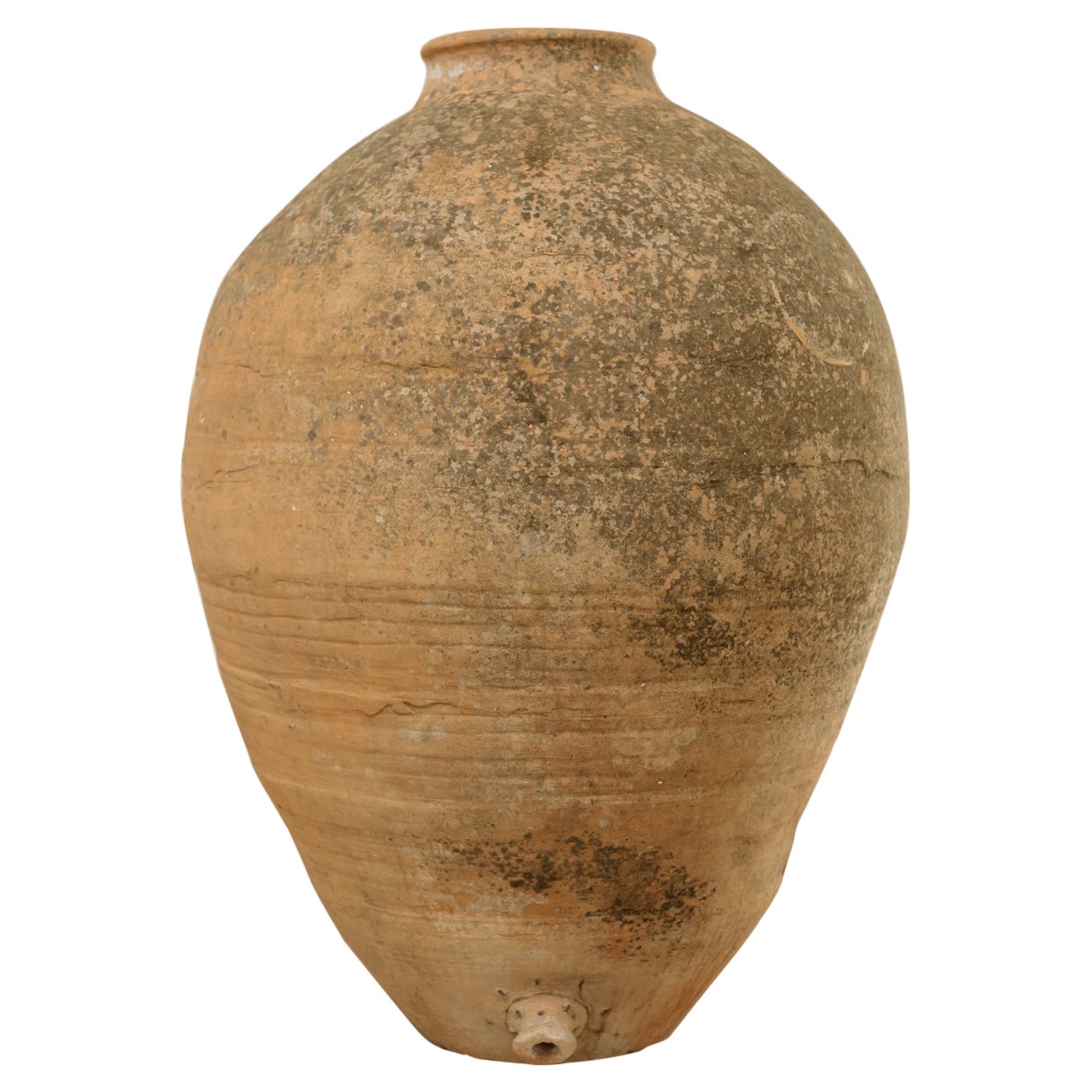 19th century xxl Spanish terra cotta urn ... For Sale