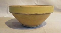 19th Century Yellow Ware Mixing Bowl