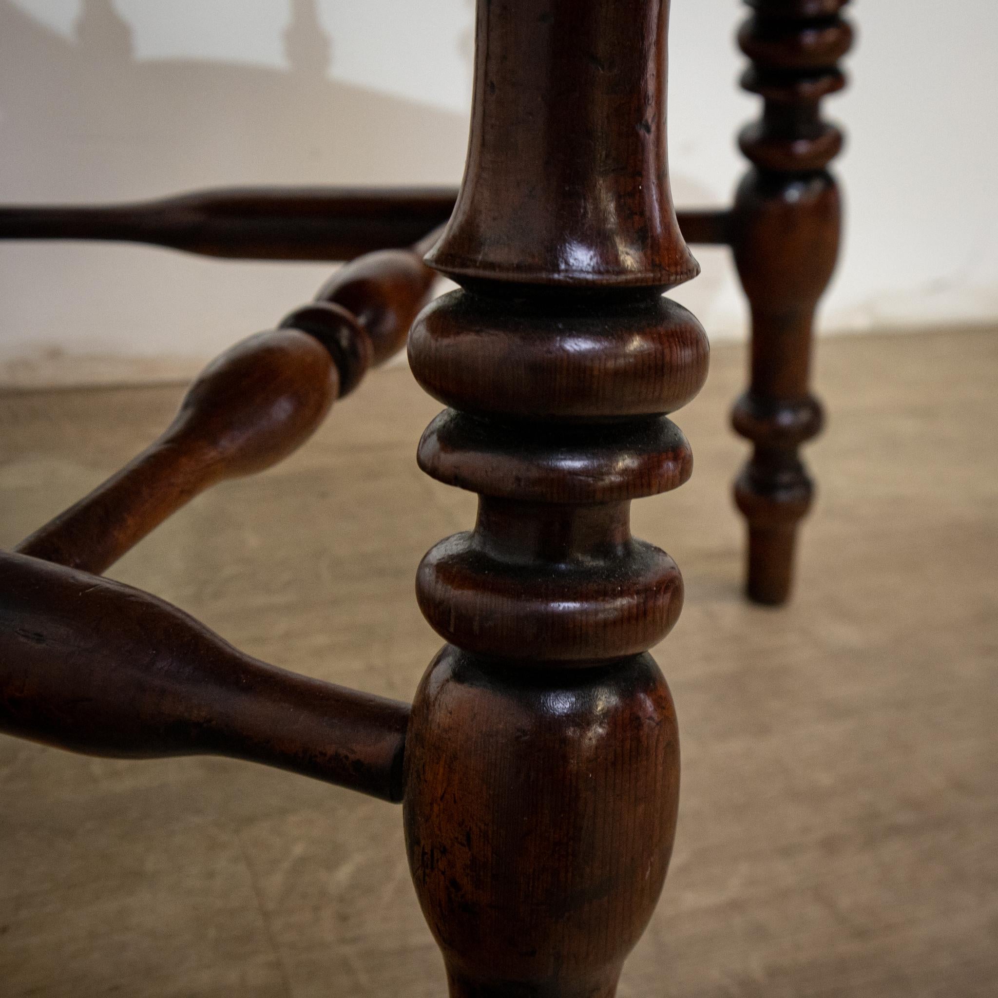 19th Century Yew High Back Windsor Chair For Sale 6