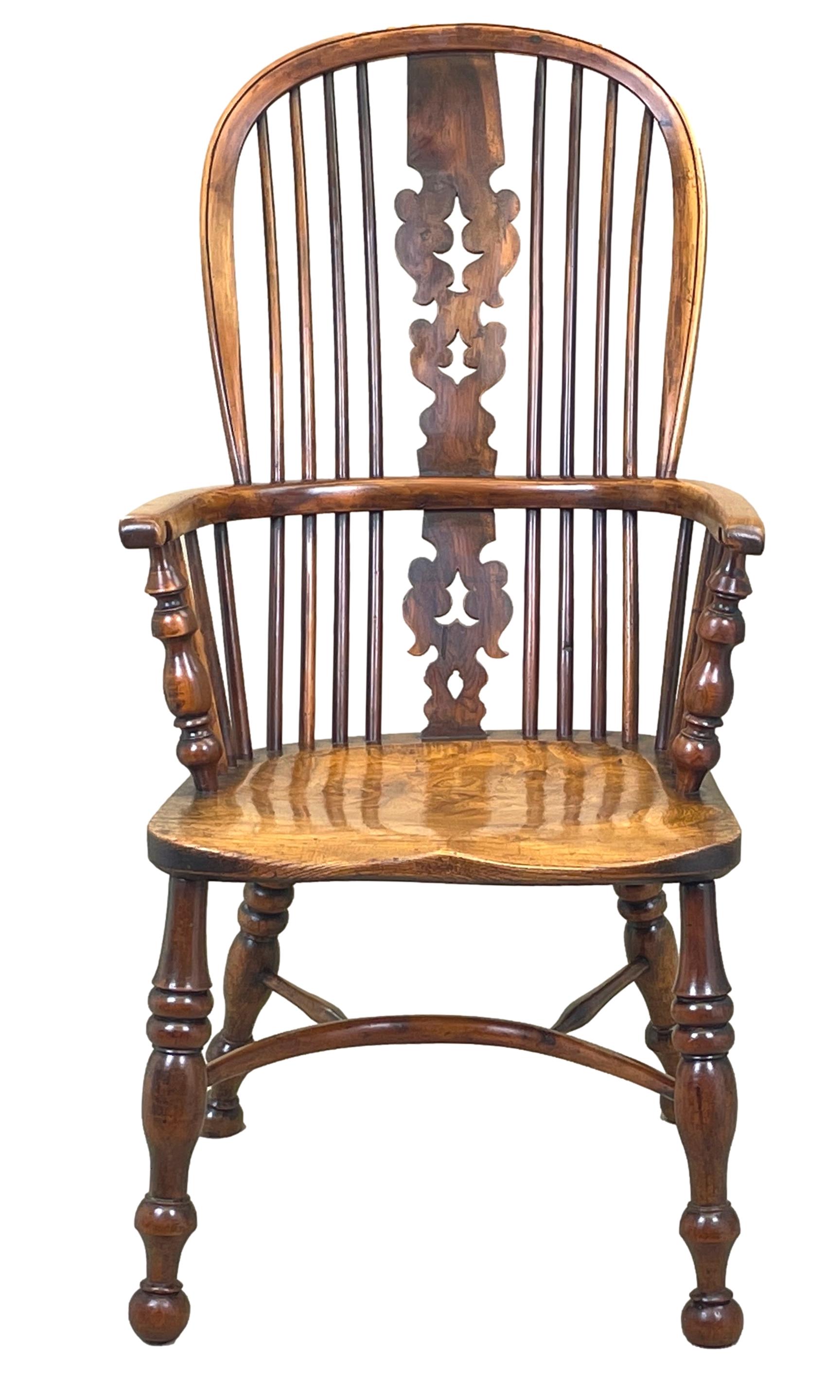 19th Century Yew Windsor Armchair 3