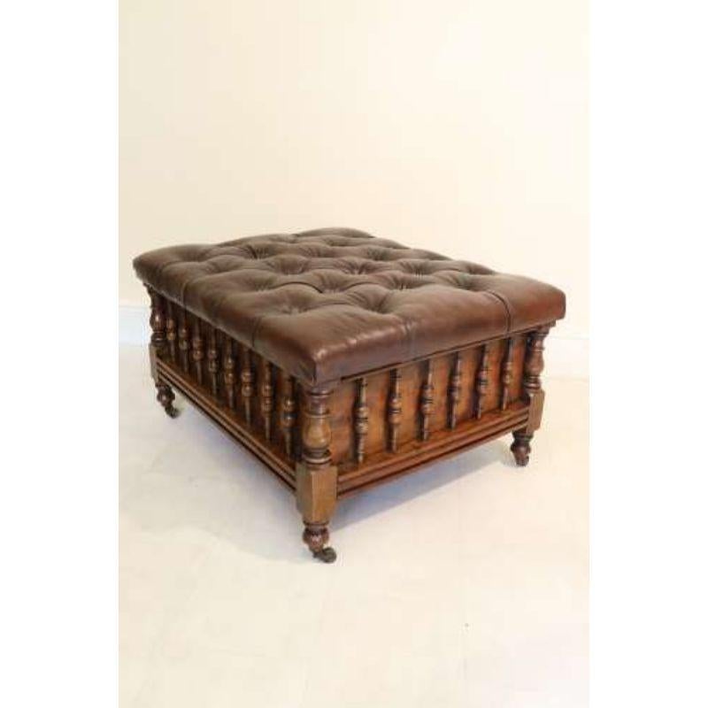 19th Century Yew Wood Large Country House Stool with Storage, circa 1830 9