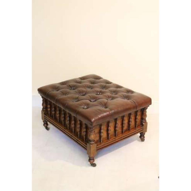 19th Century Yew Wood Large Country House Stool with Storage, circa 1830 10