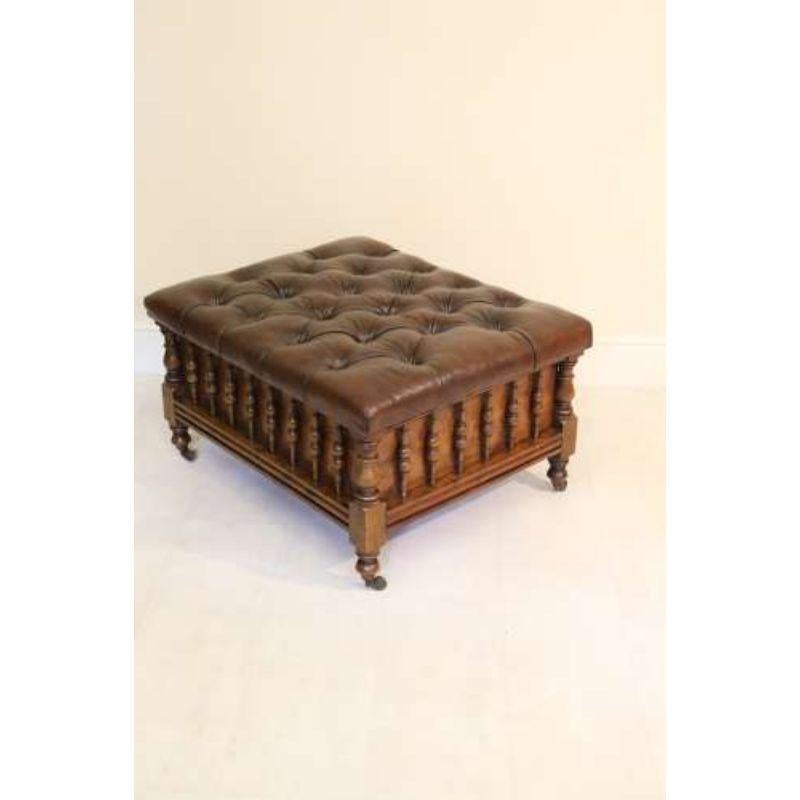 19th Century Yew Wood Large Country House Stool with Storage, circa 1830 11