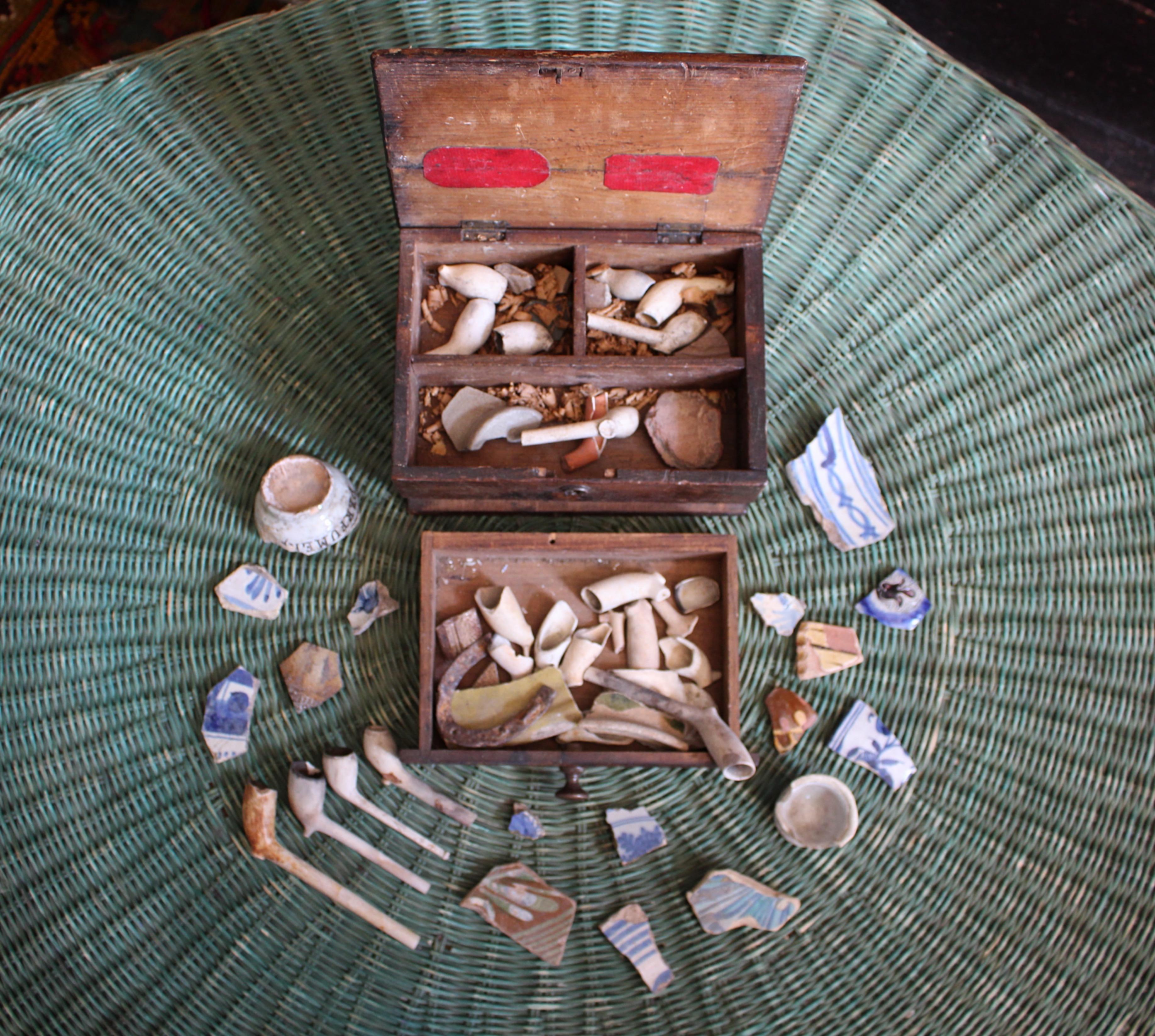 19. Jahrhundert York Archaeology Society Musuem Oak Collectors Box im Angebot 4