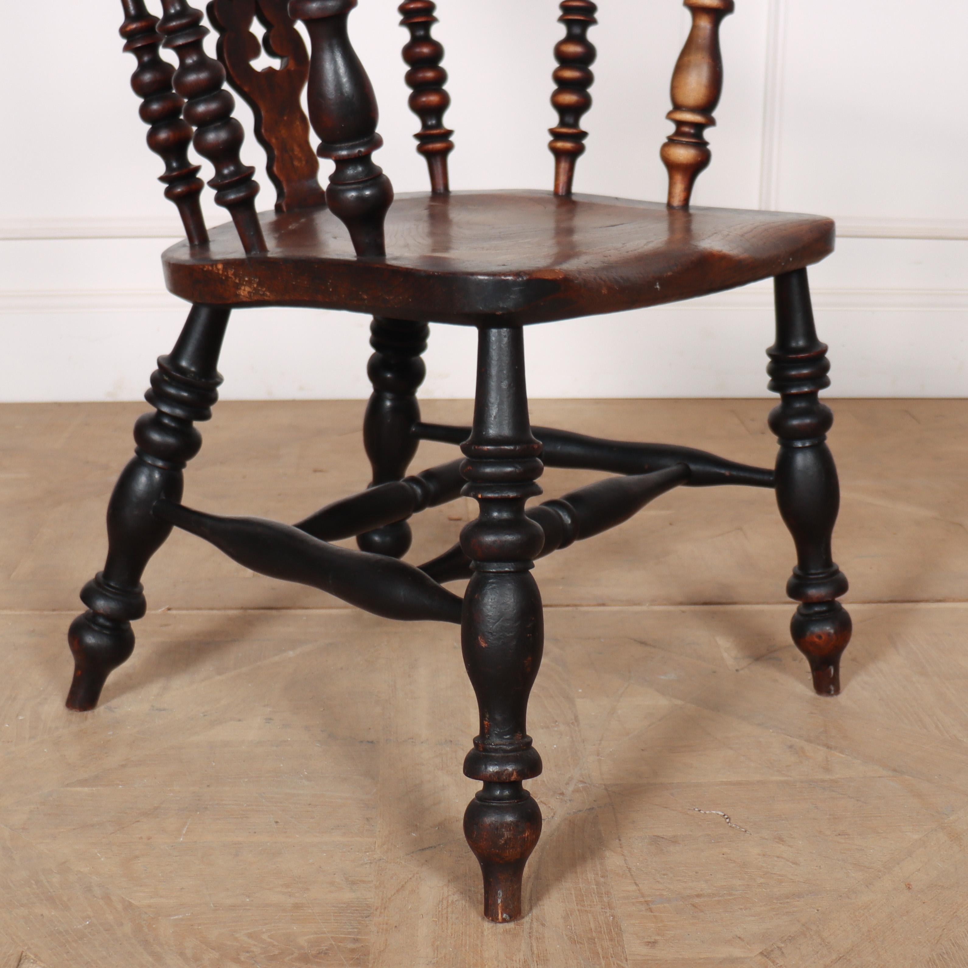 Yorkshire Windsor-Stuhl des 19. Jahrhunderts im Zustand „Gut“ im Angebot in Leamington Spa, Warwickshire