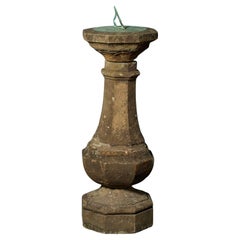 Antique Reclaimed 19th Century York Stone Sundial