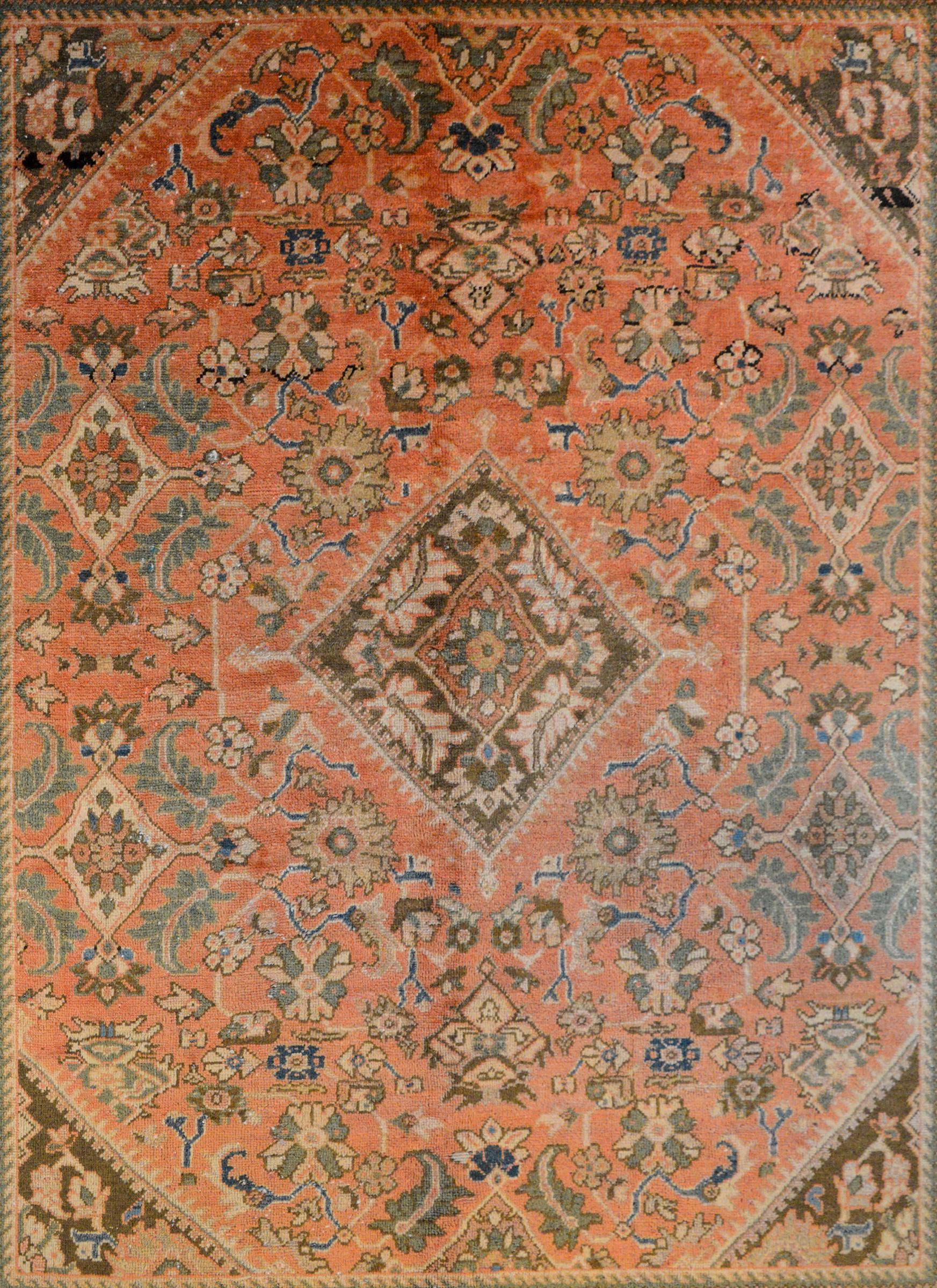 Sultanabad 20th Century Mushkabad Rug For Sale
