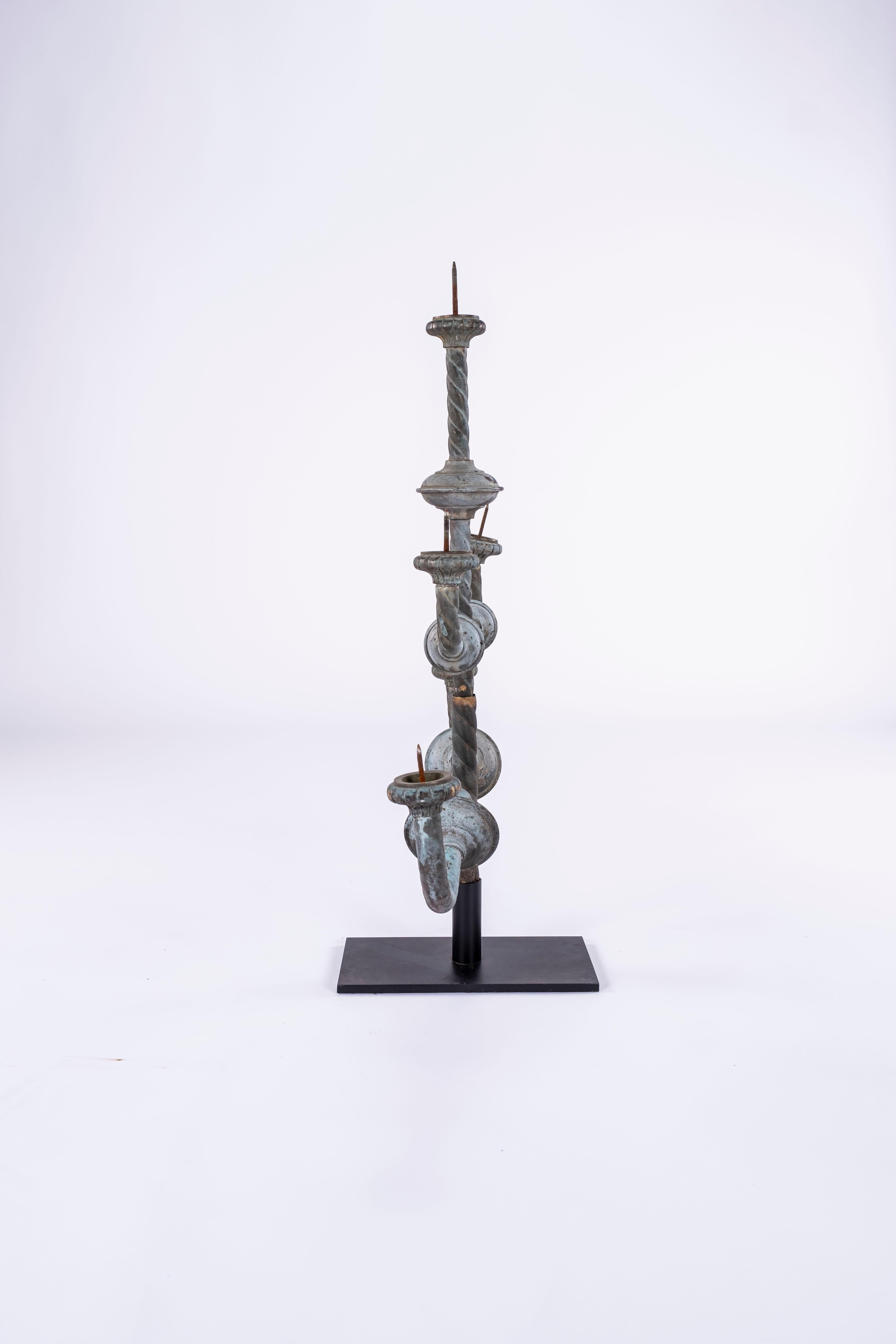 French 19th Century Zinc Candelabra For Sale