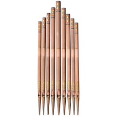 19th Century Zinc Church Organ Pipes