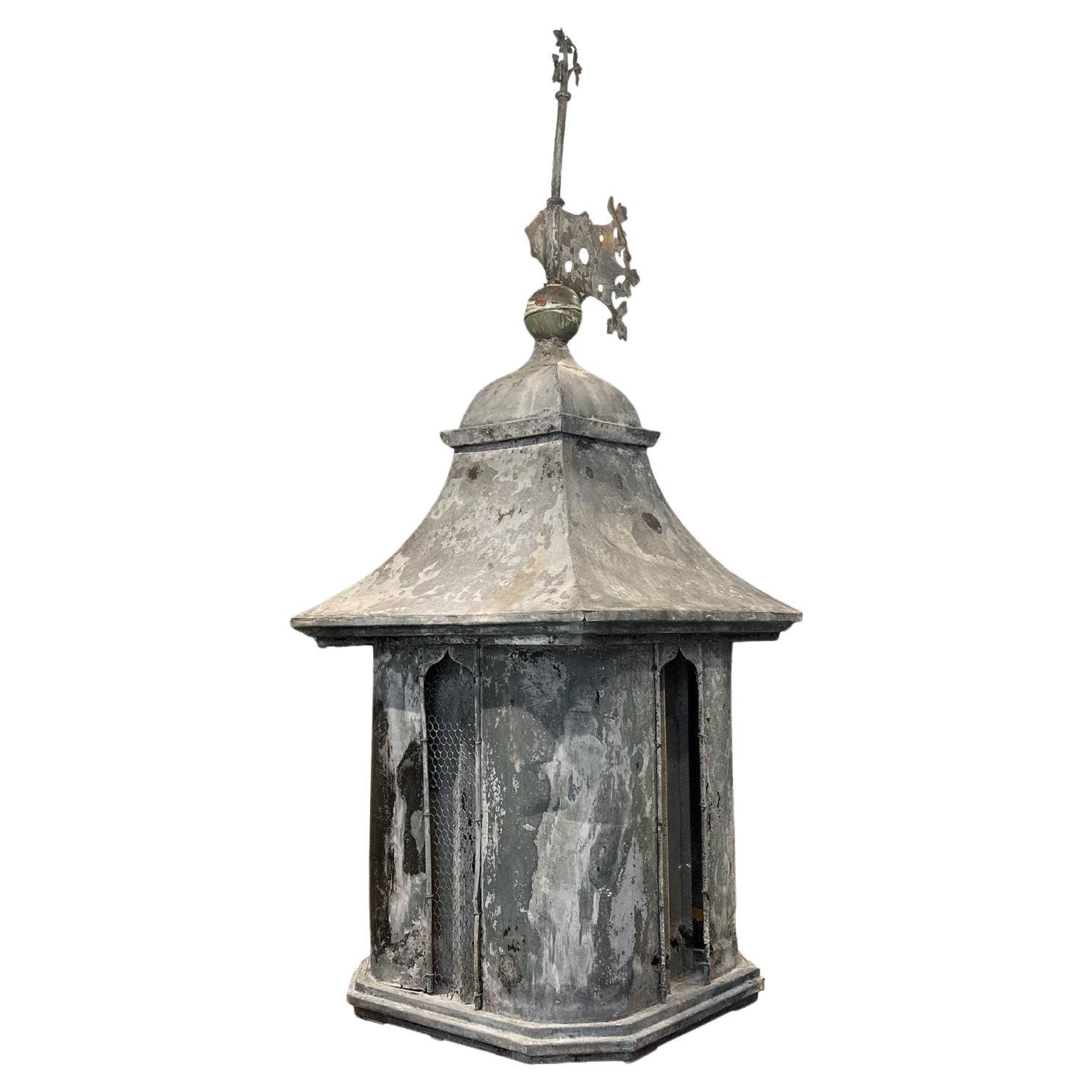 19th Century Zinc Finial, France