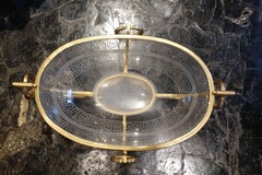 19th Century Neoclassical style, Baccarat Crystal an Bronze Centre De Table, Cup