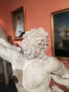 19th Century, Sculpture Plaster Reproduction of the Greek Antique Laocoon Group