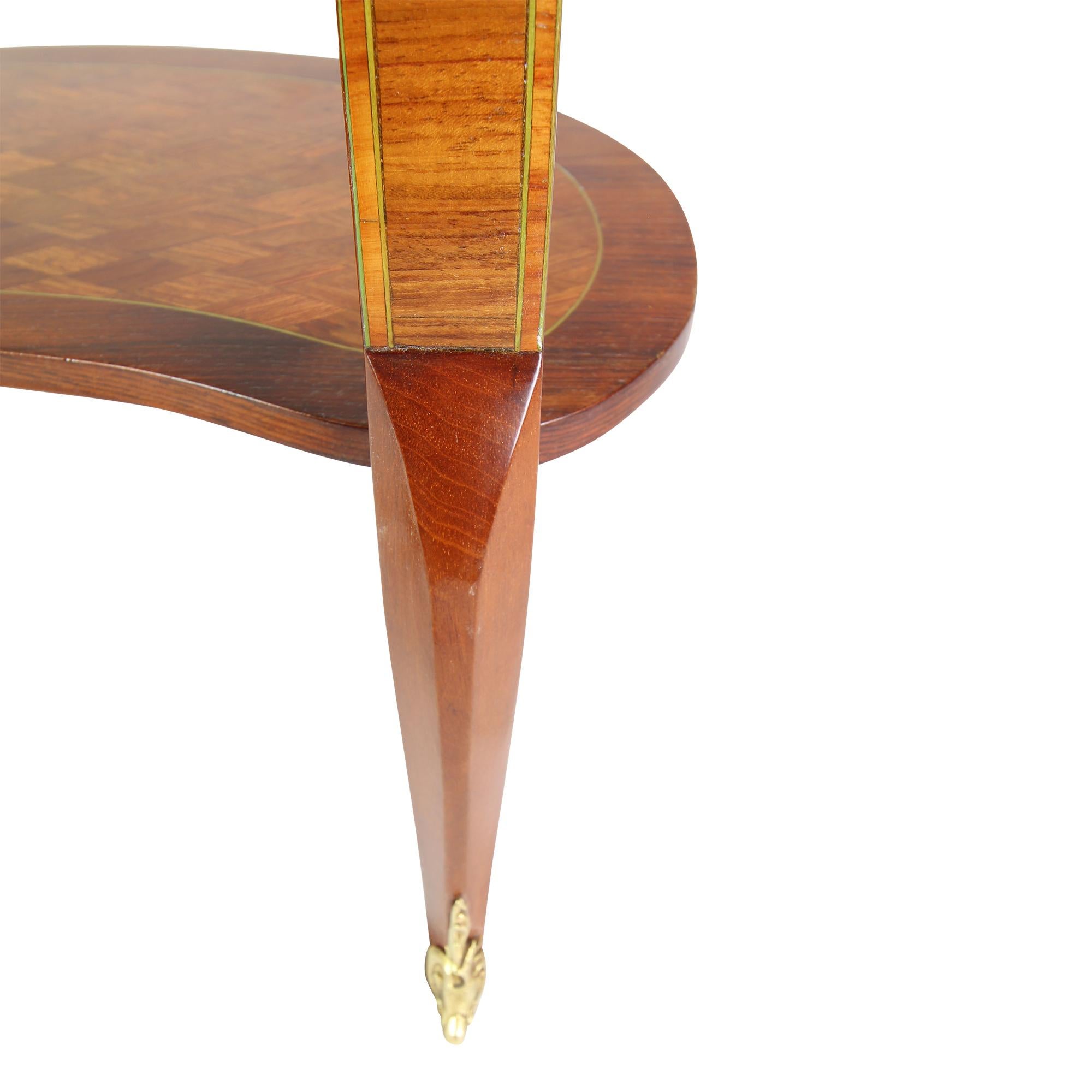 19th Cenurty Louis XV Style Marquetry Side Table For Sale 3