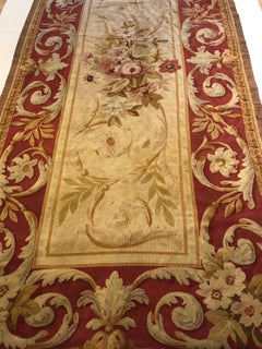 19th Century Aubuson Vintage Napoleon III Rug, ca 1852-1870