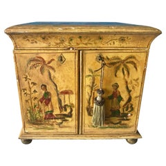 Antique 19th Chinoiserie Jewel Chest / Box