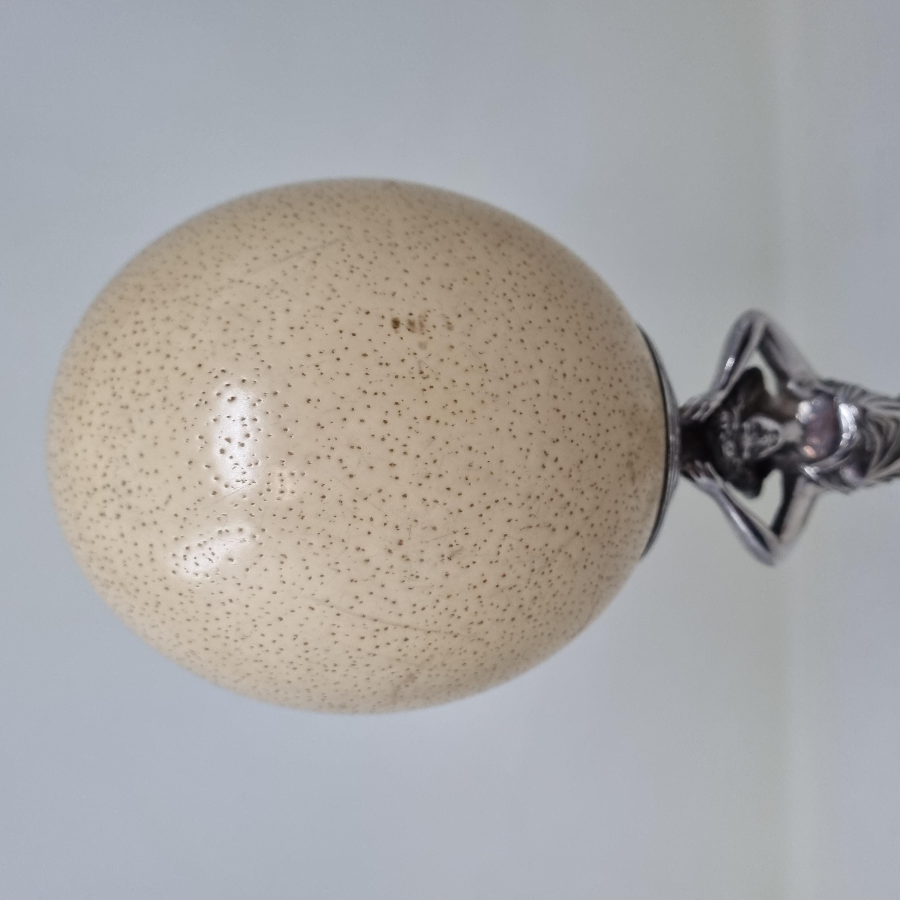 Italian 19th Century Ostrich Egg For Sale