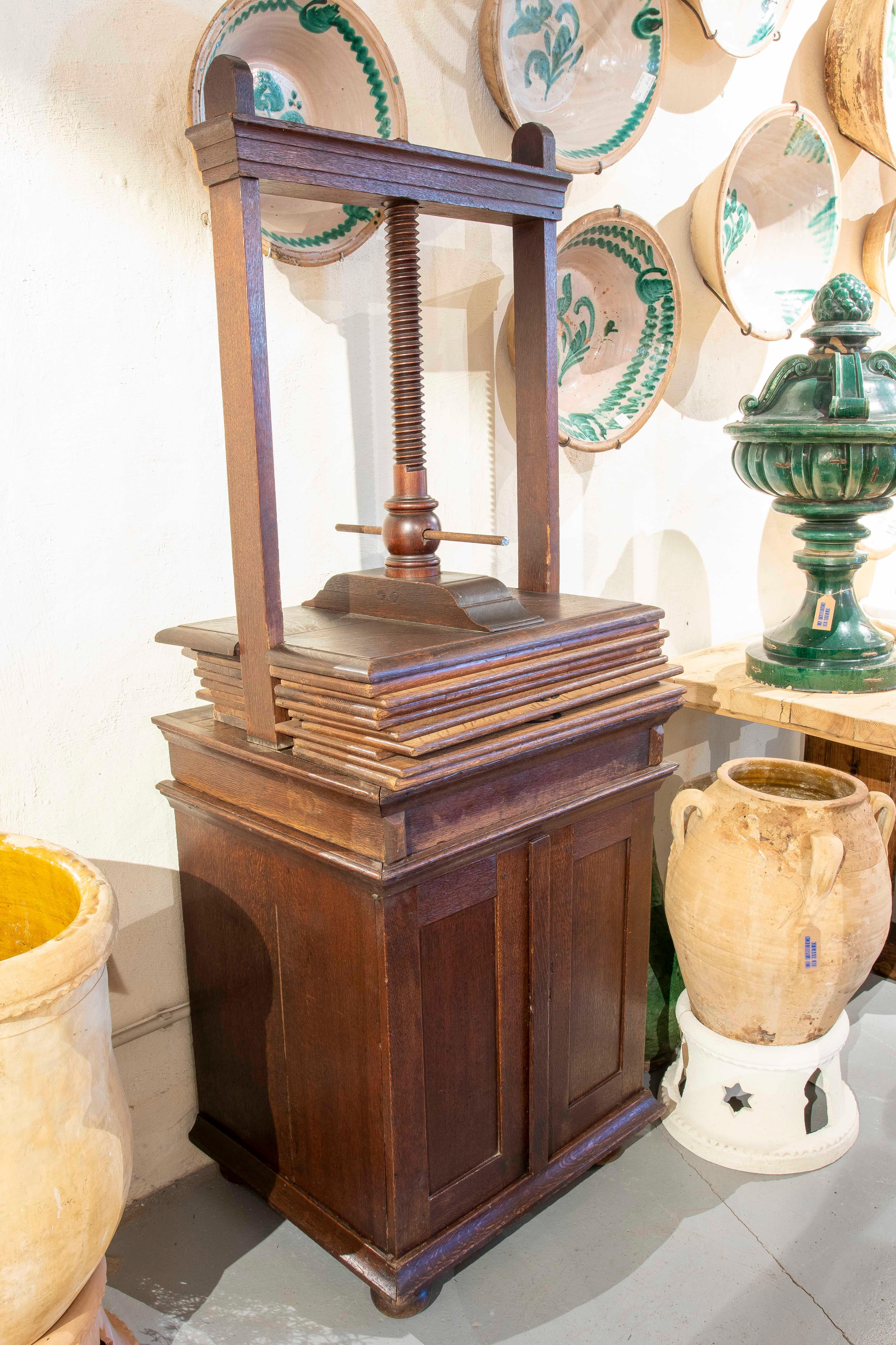Spanish 19th Complete Wooden Book Press