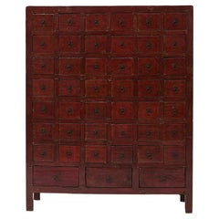 19th Ctr. Apothecary Medicine Chest with 45 Drawers