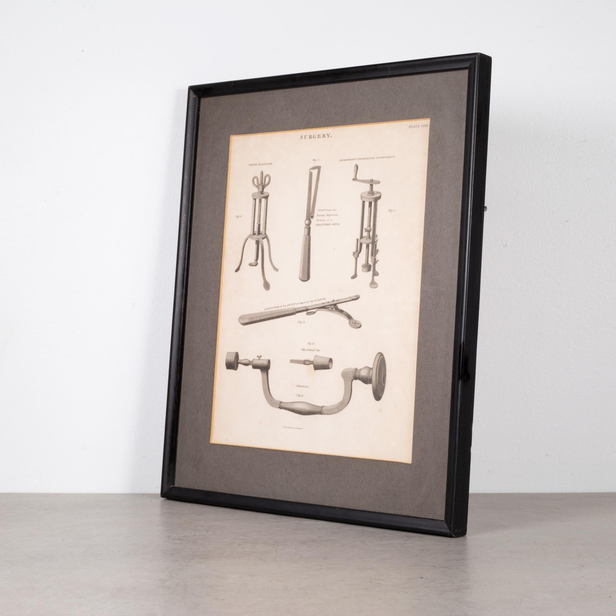 À PROPOS DE

Paire de lithographies originales d'instruments chirurgicaux pour la lithotomie. L'œuvre d'art a été encadrée avec un mat gris. 

 CRÉATEUR Gravure de M. Anderson.
 DATE DE FABRICATION 19e-début 20e siècle.
 MATÉRIAUX ET