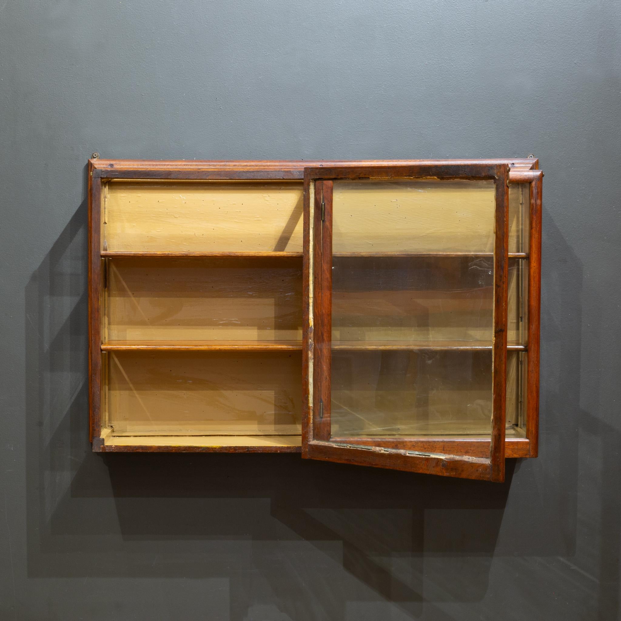 Victorian 19th/Early 20th c. Mercantile Wall Mount Cabinet c.1880-1920 For Sale