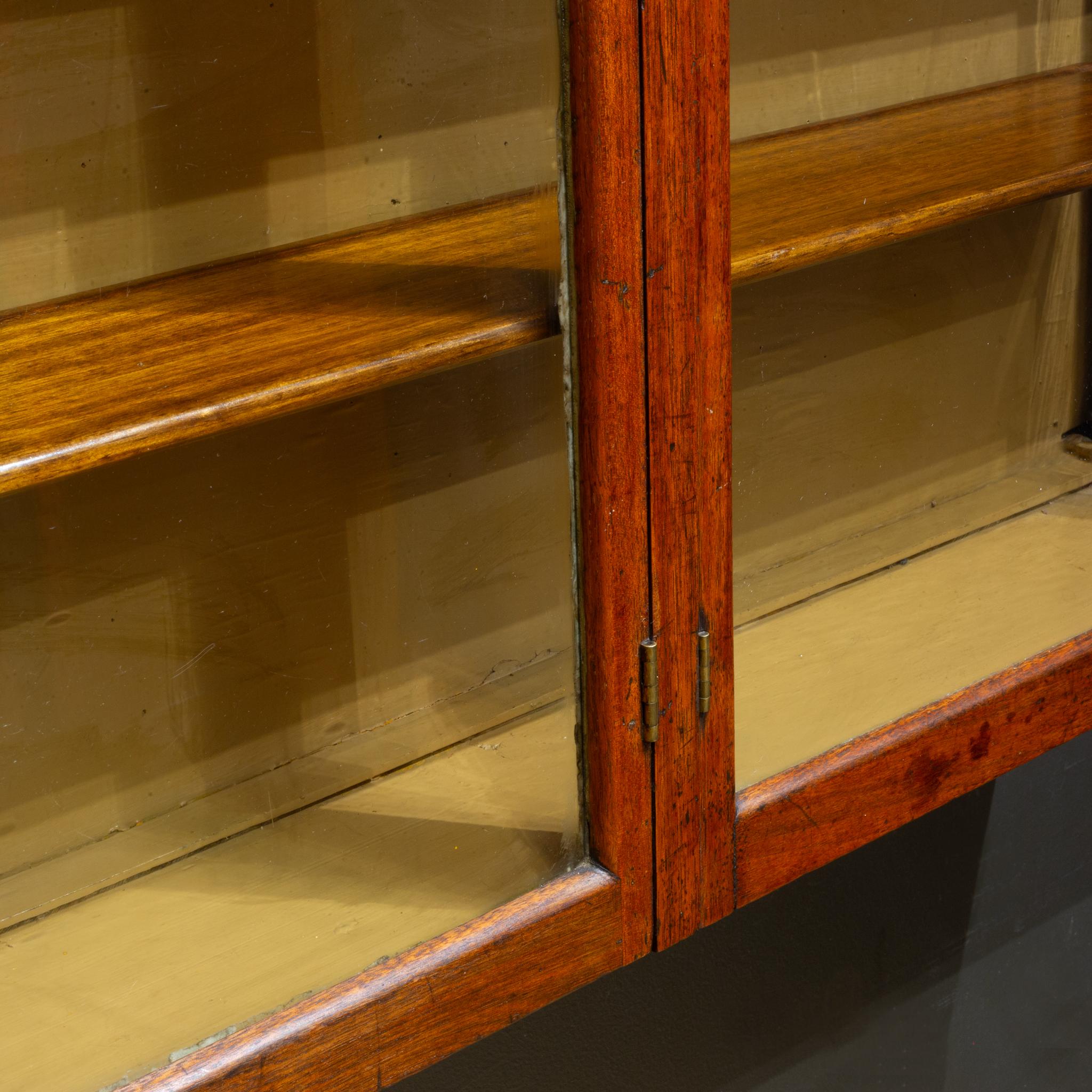 19th/Early 20th c. Mercantile Wall Mount Cabinet c.1880-1920 In Good Condition For Sale In San Francisco, CA