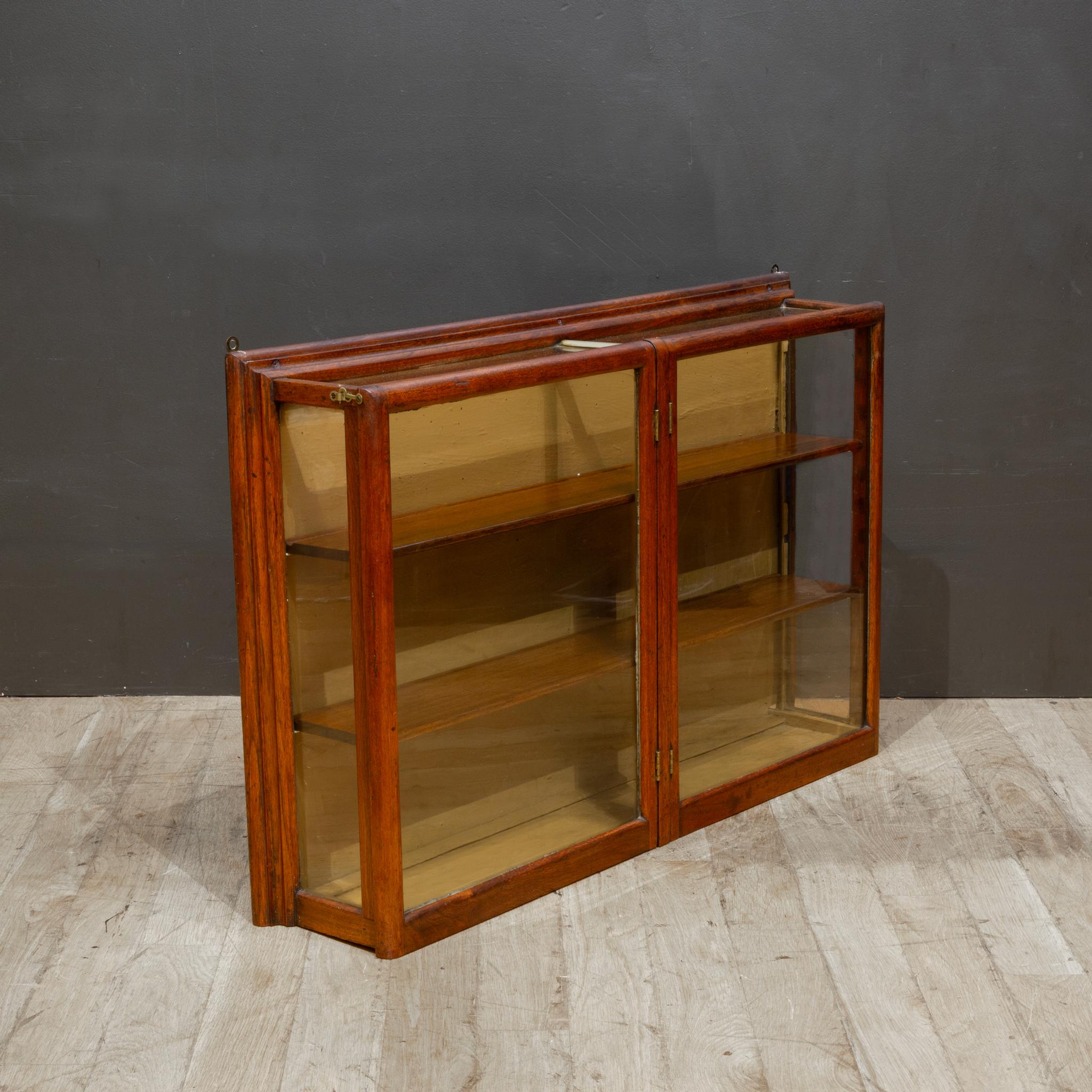 19th/Early 20th c. Mercantile Wall Mount Cabinet c.1880-1920 For Sale 2