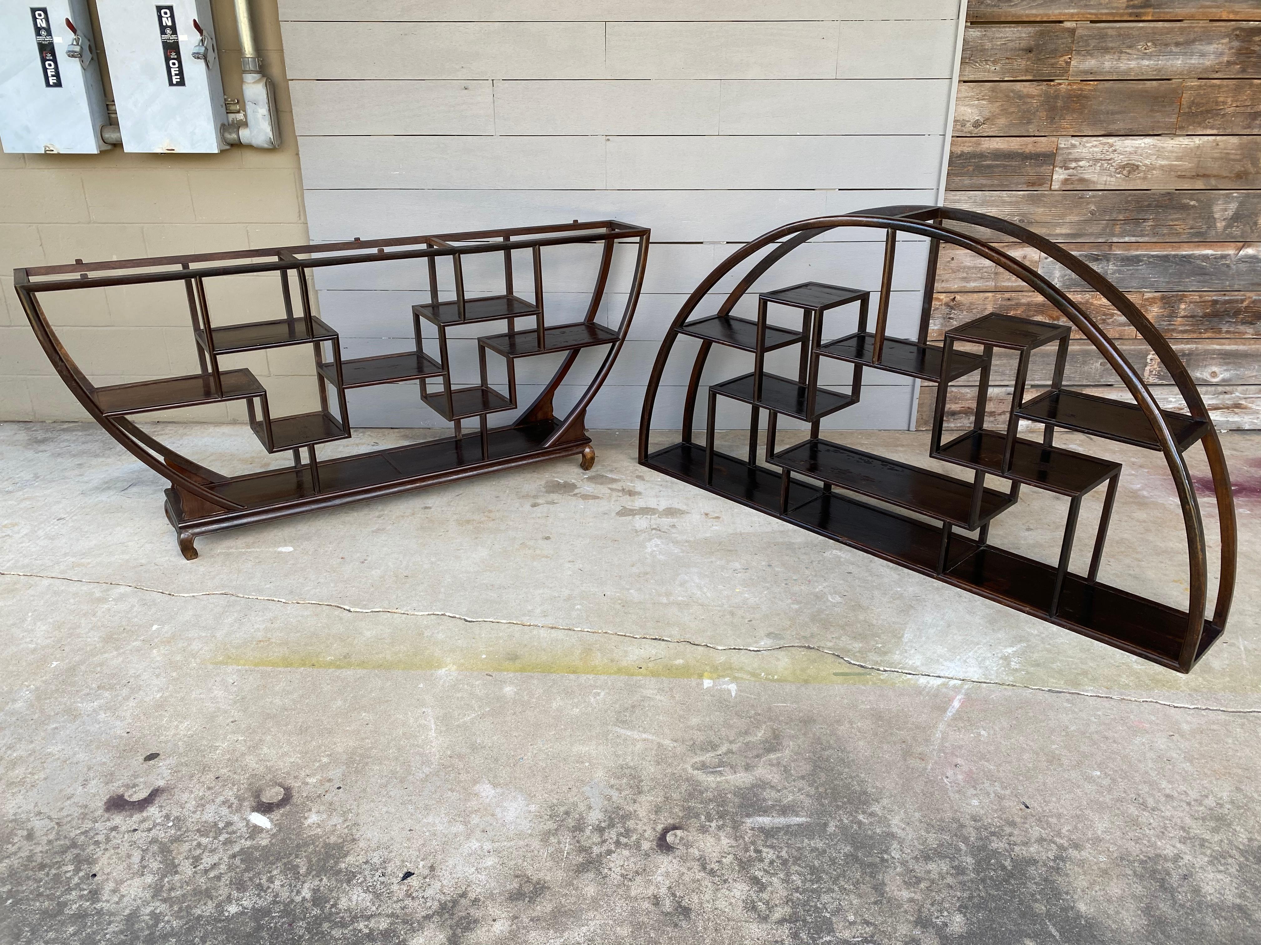 19th-Early 20th Century Chinese 2 Part Étagère 9